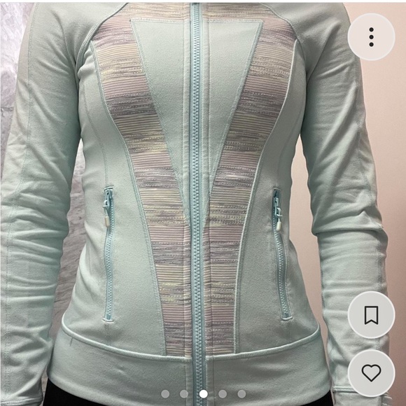 Ivivva sweater with zip up pockets and thumbholes - size 12 - Picture 2 of 5
